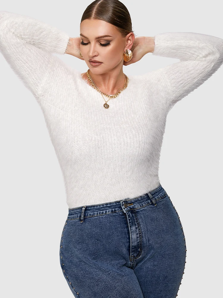 Solid Solid Color Regular Sweaters