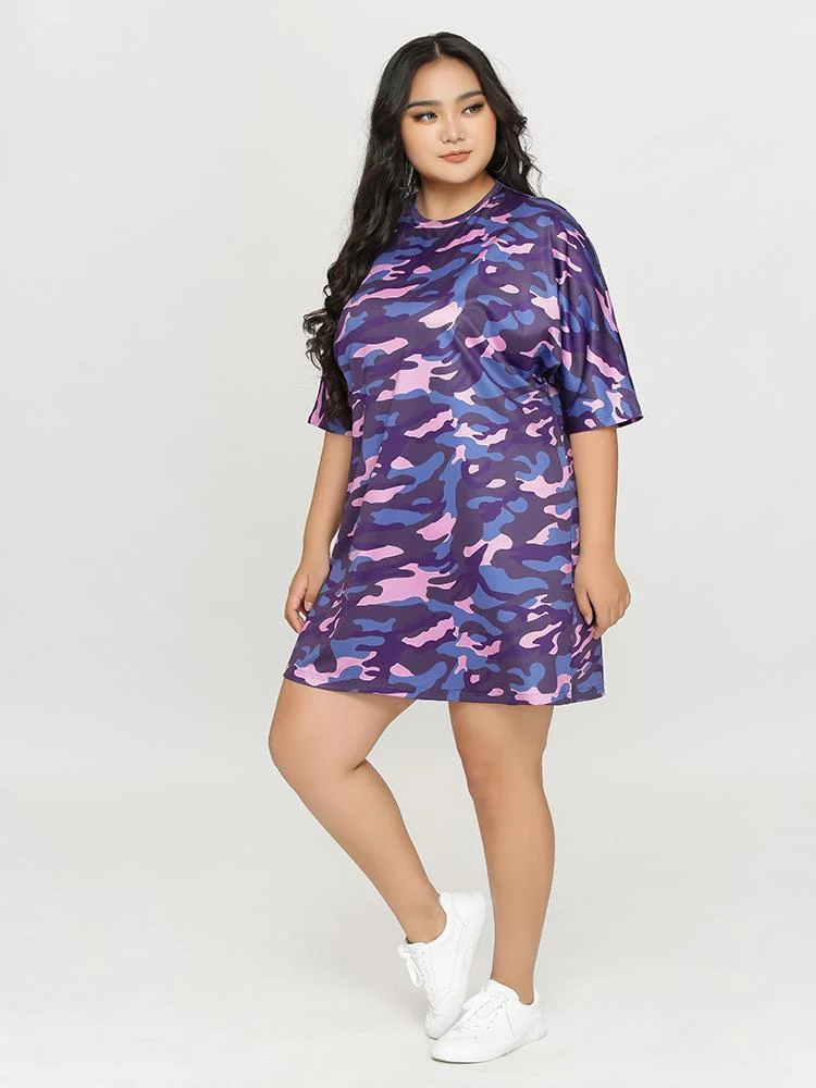 Solid One-shoulder Solid Color Bodycon T-shirts