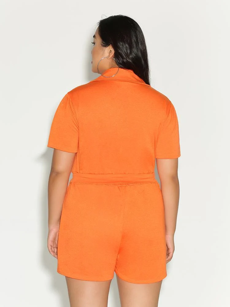 Solid One-shoulder Solid Color Bodycon T-shirts