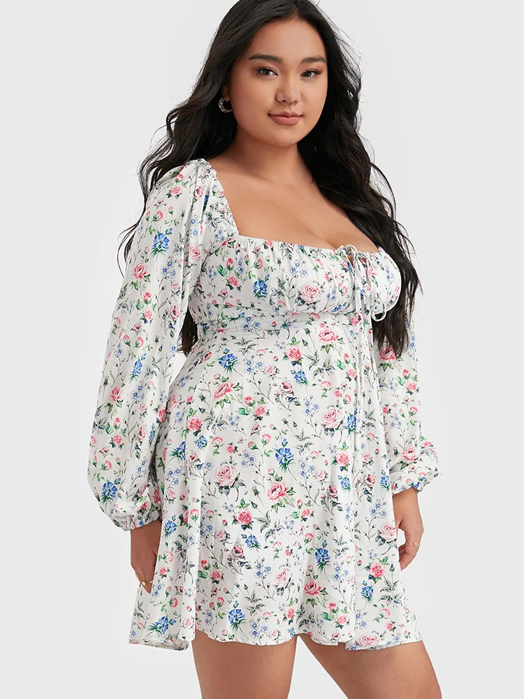 Ditsy Floral Printing Bodycon Dresses,在shopify更改款式名称