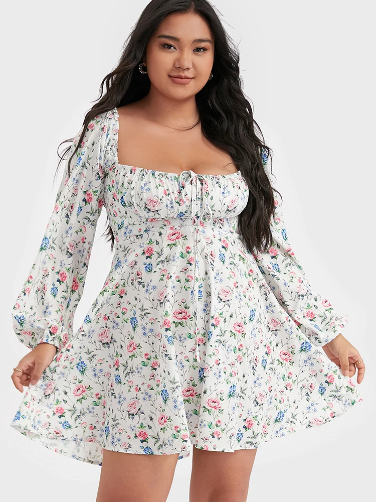 Ditsy Floral Printing Bodycon Dresses,在shopify更改款式名称