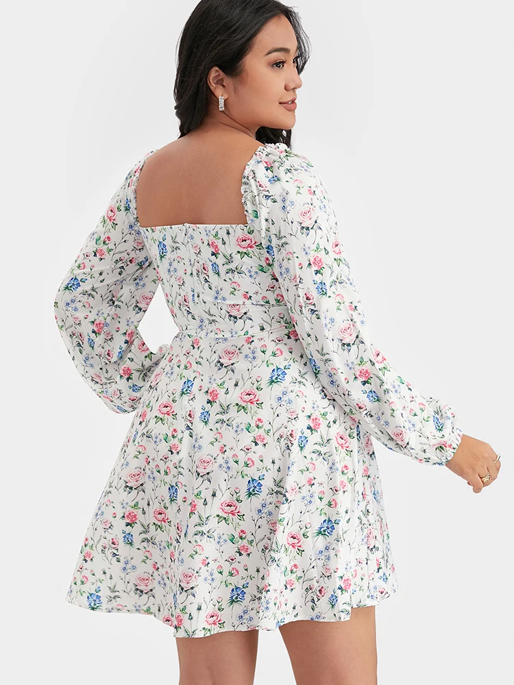 Ditsy Floral Printing Bodycon Dresses,在shopify更改款式名称