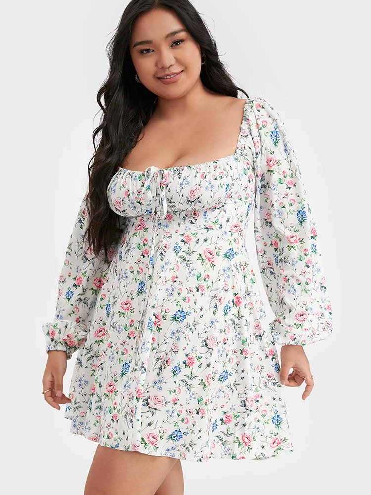 Ditsy Floral Printing Bodycon Dresses,在shopify更改款式名称