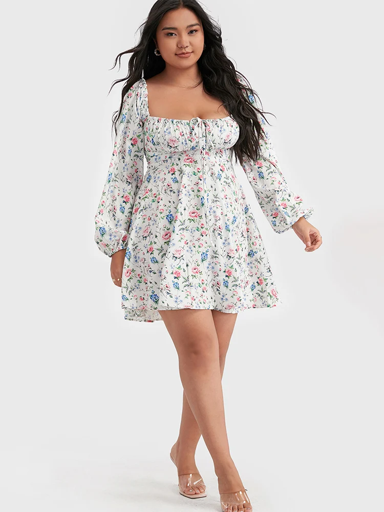 Ditsy Floral Printing Bodycon Dresses,在shopify更改款式名称