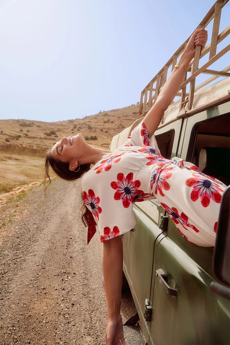 Robe Kimono imprimé Sicuani