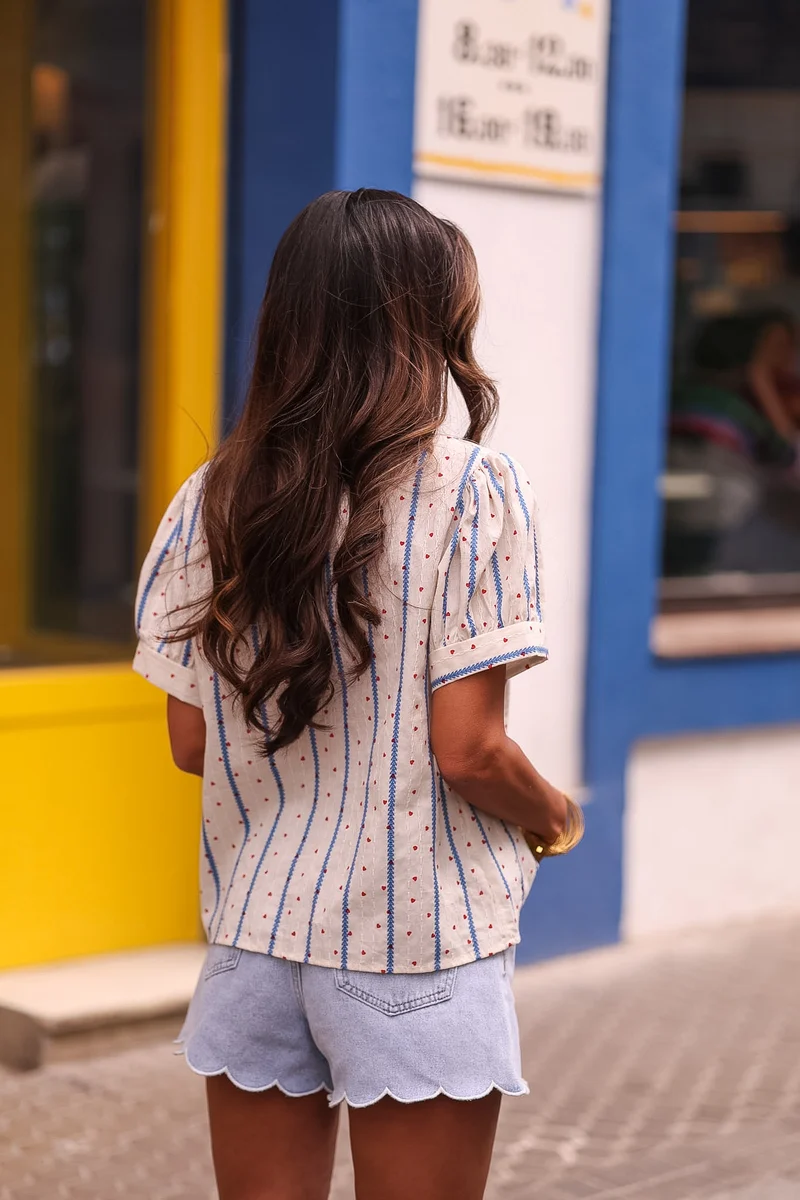Blouse Enola coeur