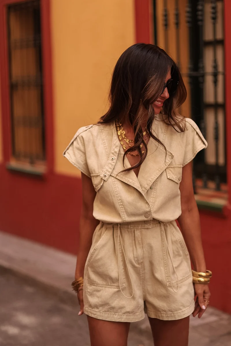 Combi-short Sora sable