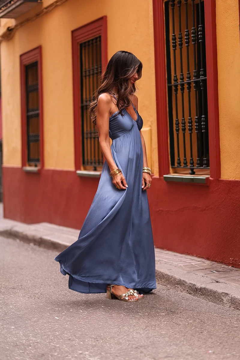 Robe Zélia bleue
