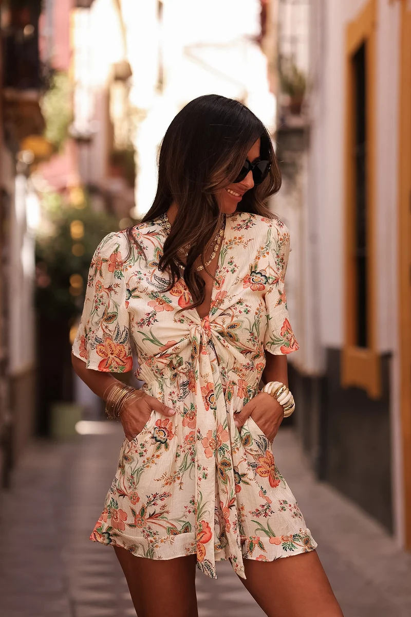 Combi-short Kate écru