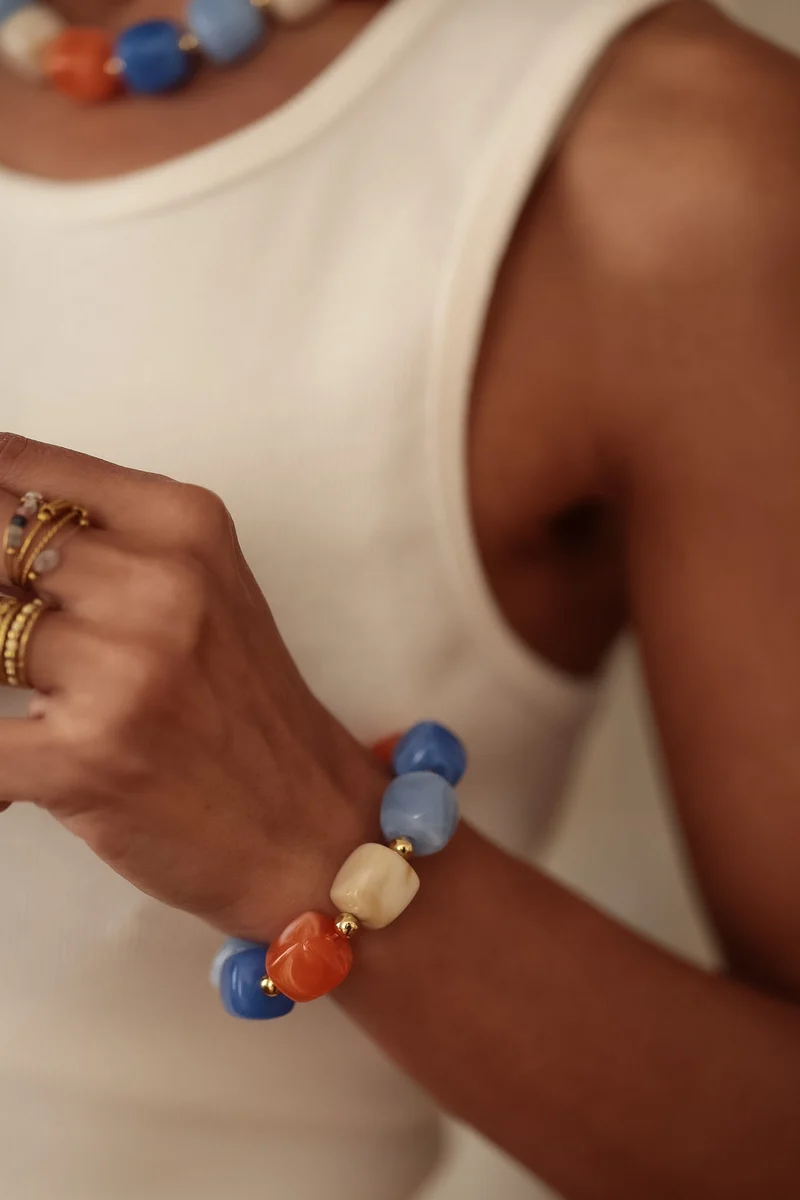 Bracelet Ysel bleu