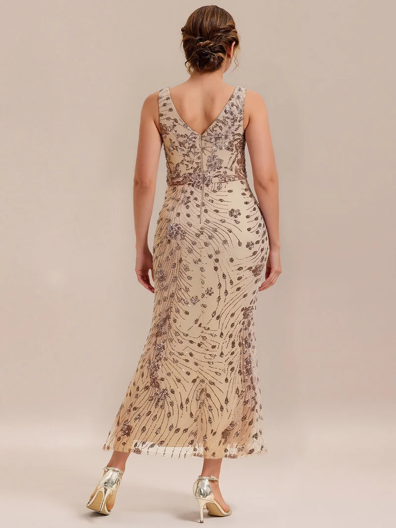 ever JUNIPER|Robe de soirée moulante à sequins froncés