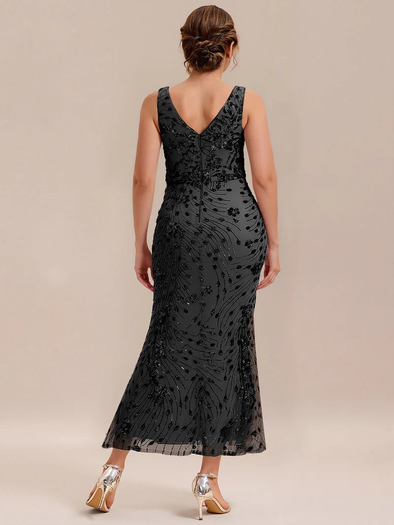 ever JUNIPER|Robe de soirée moulante à sequins froncés