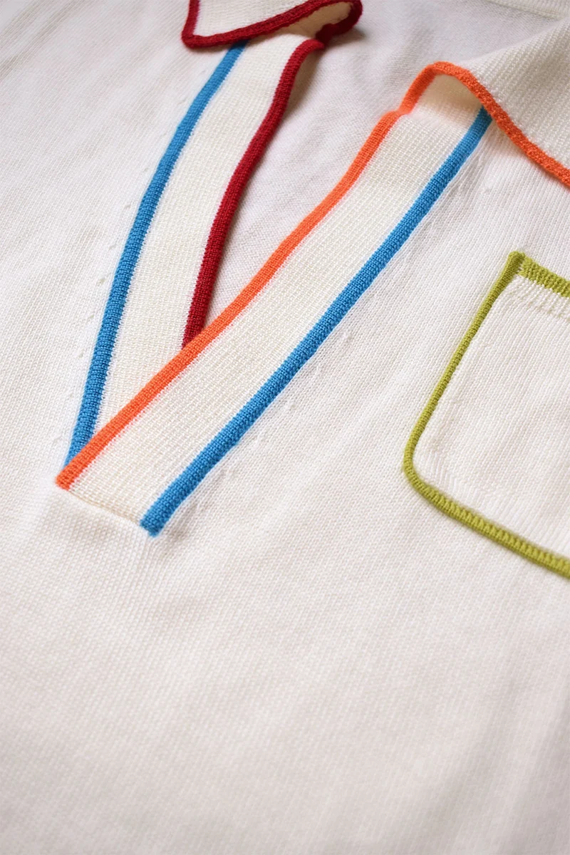 Pull Paolo Ecru en Laine
