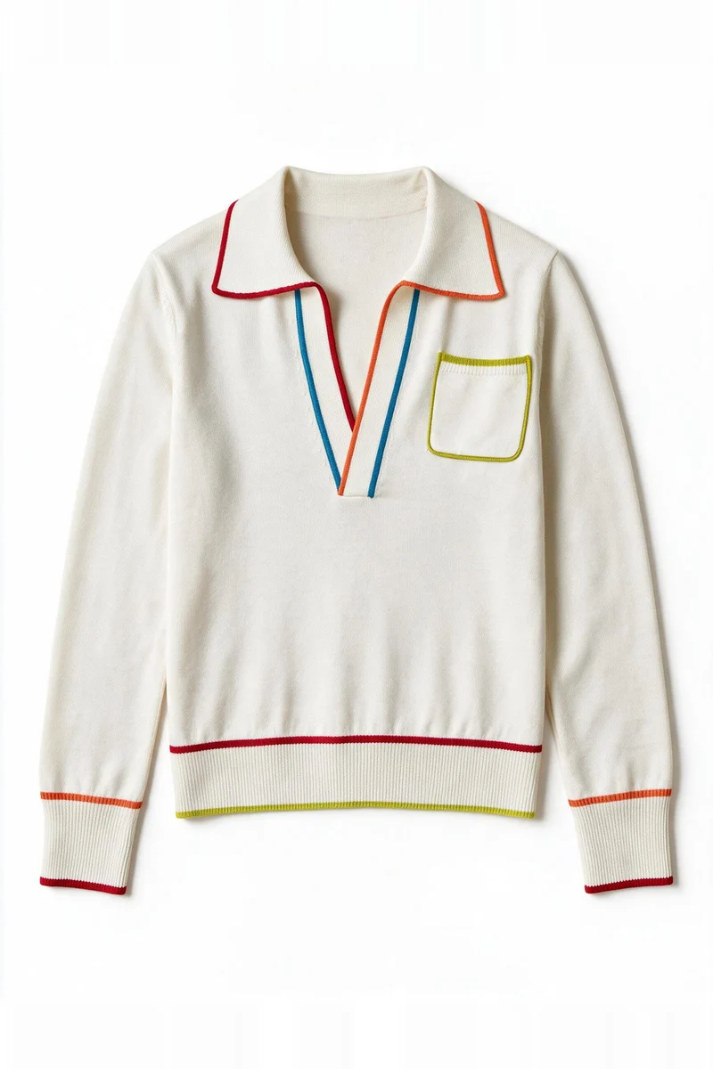 Pull Paolo Ecru en Laine