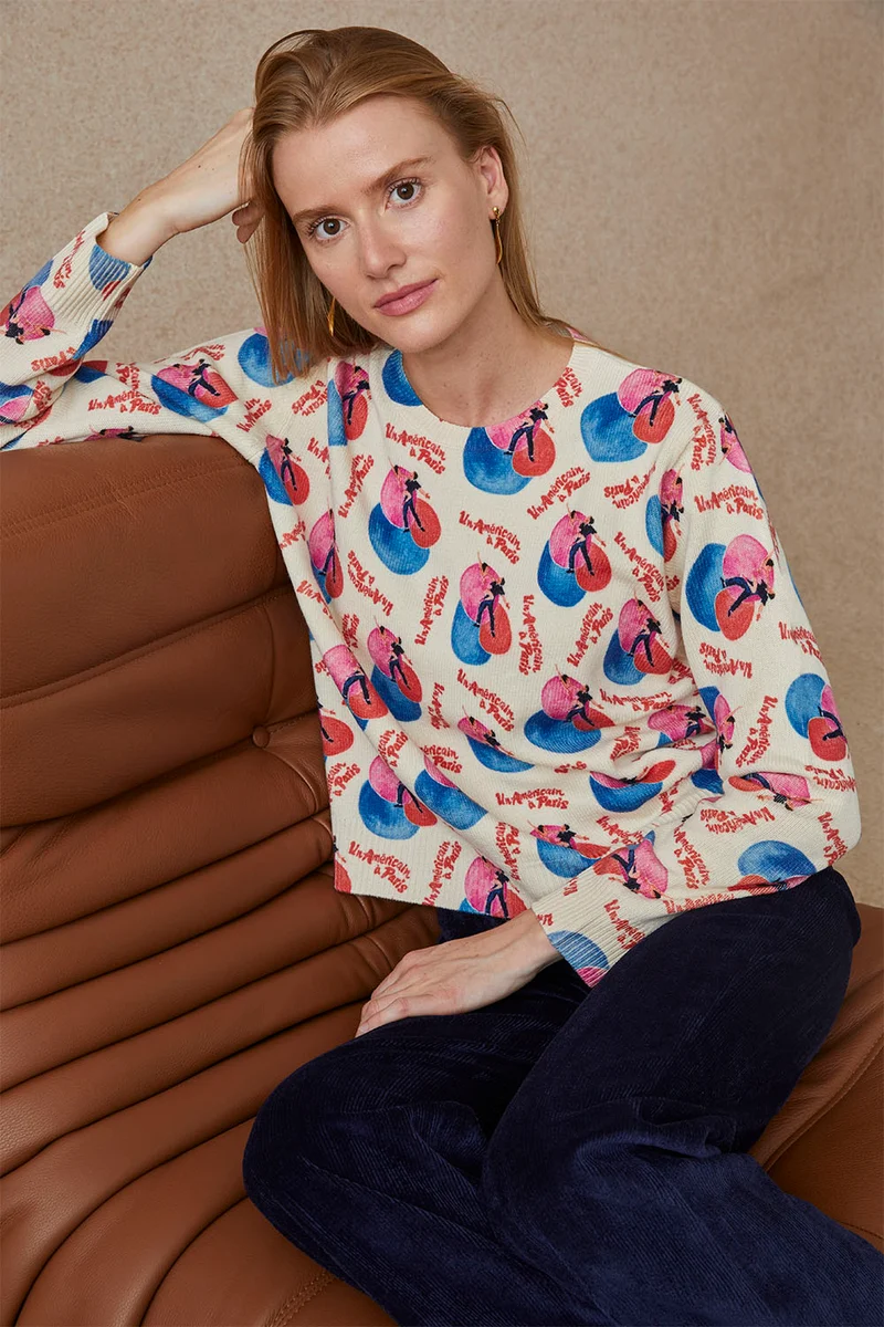 Pull Un Américain à Paris en Laine