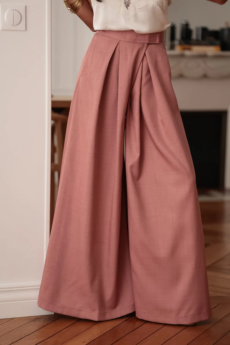 Pantalon Iris rose terracotta