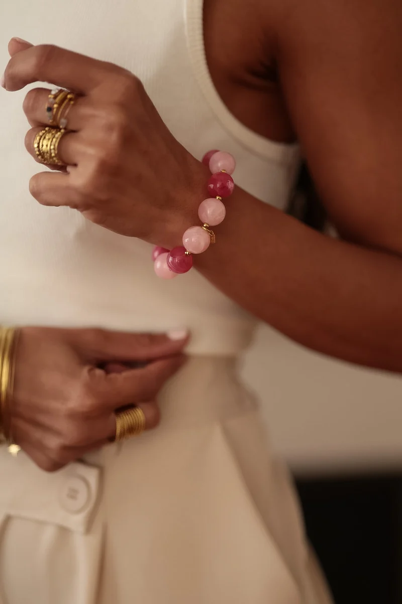 Bracelet Oléa rose
