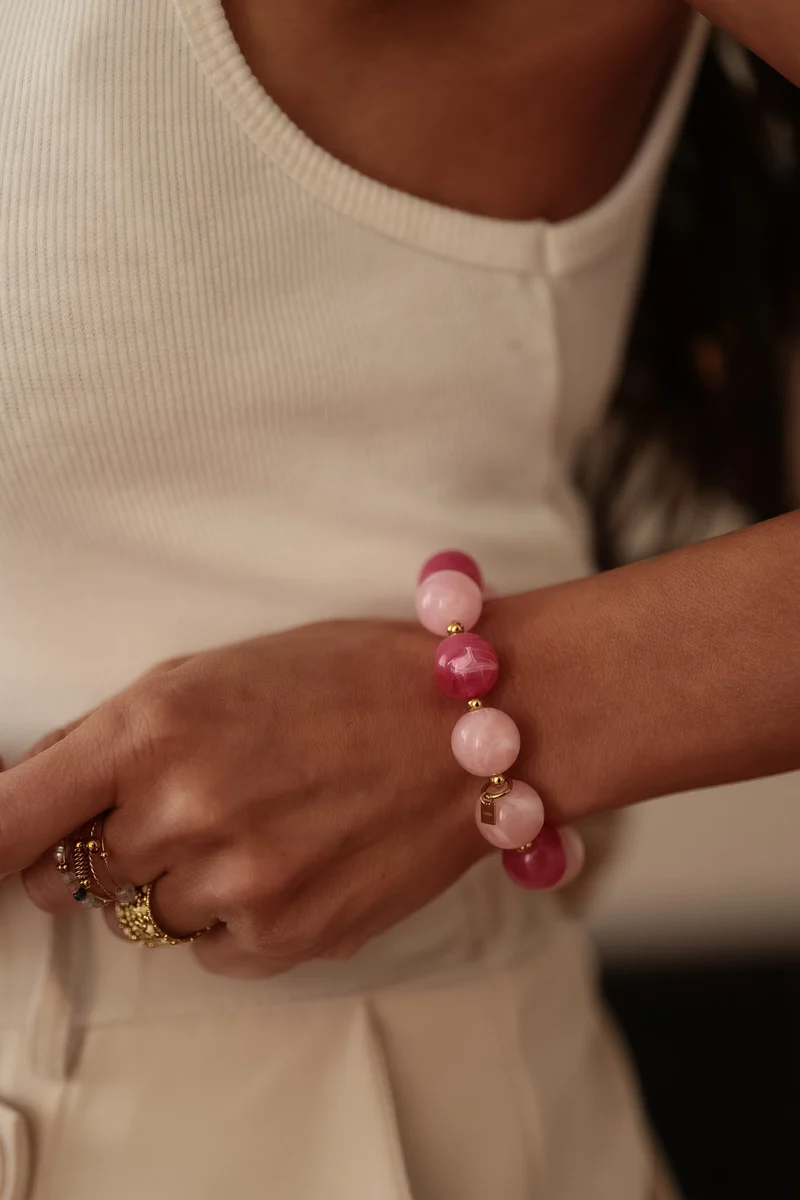 Bracelet Oléa rose