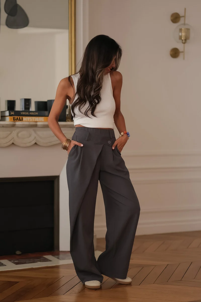 Pantalon Bonnie gris