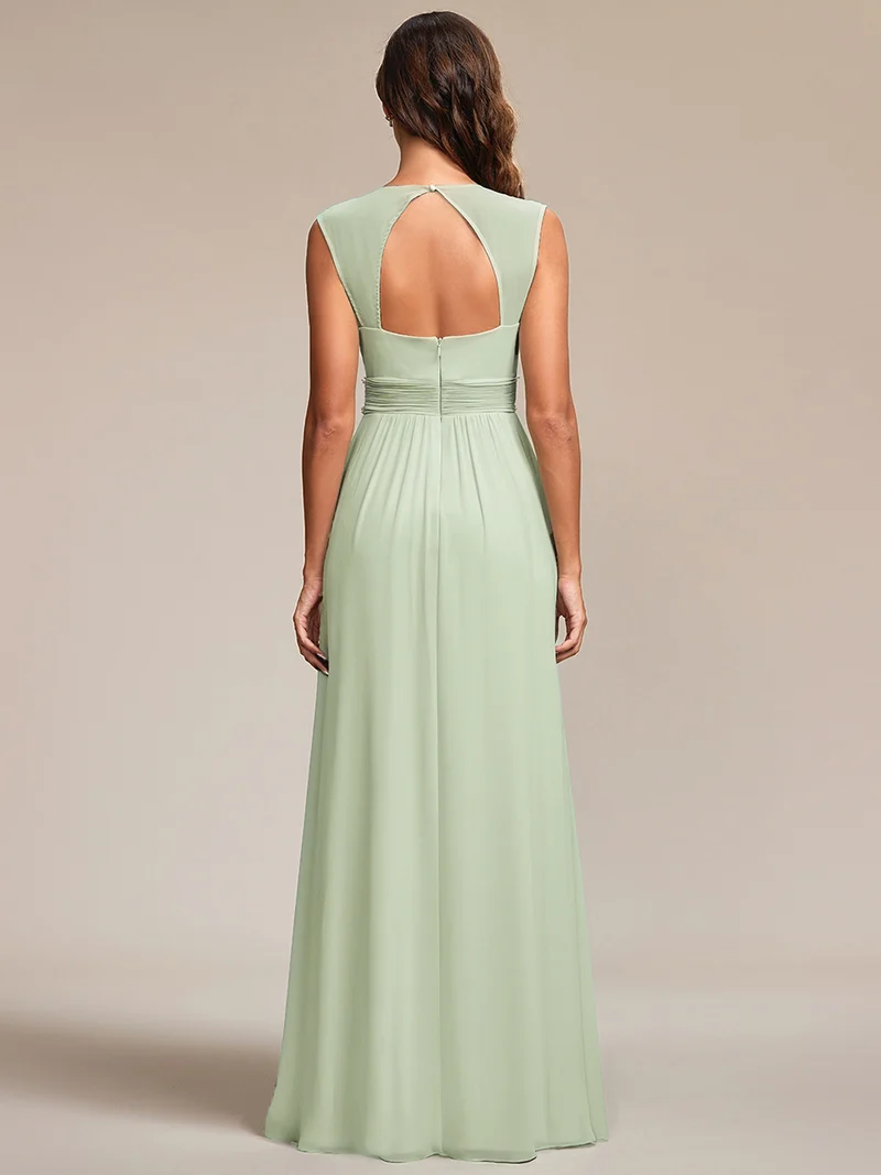 ever ZELINA|Robe de soirée élégante dos nu sans manches