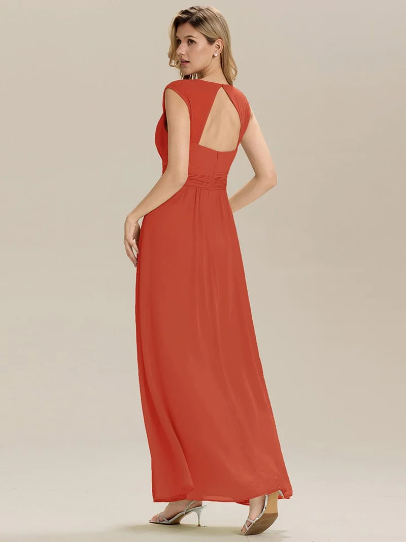 ever ZELINA|Robe de soirée élégante dos nu sans manches