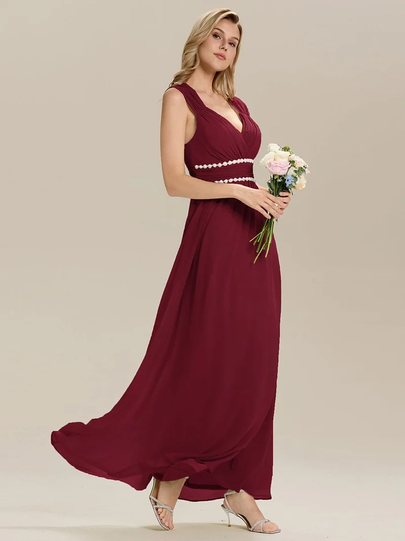 ever ZELINA|Robe de soirée élégante dos nu sans manches