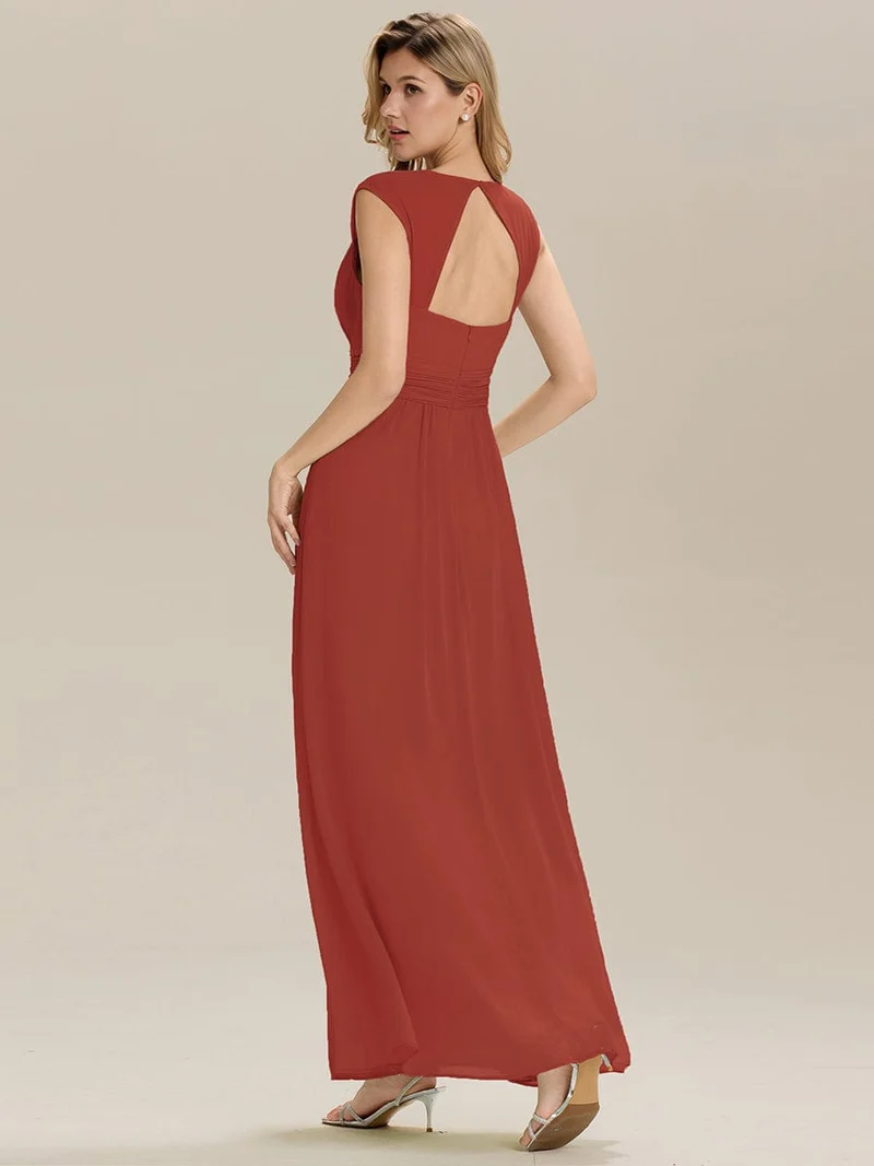 ever ZELINA|Robe de soirée élégante dos nu sans manches