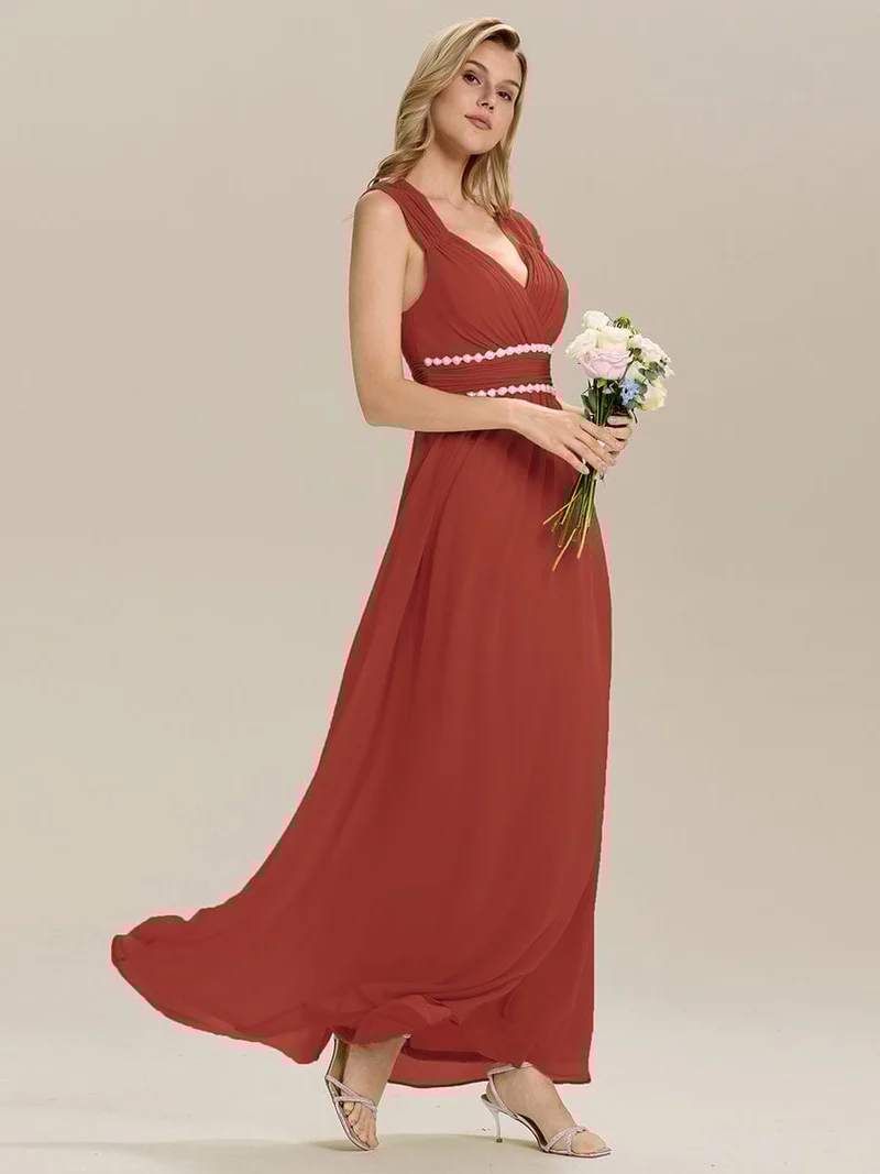 ever ZELINA|Robe de soirée élégante dos nu sans manches
