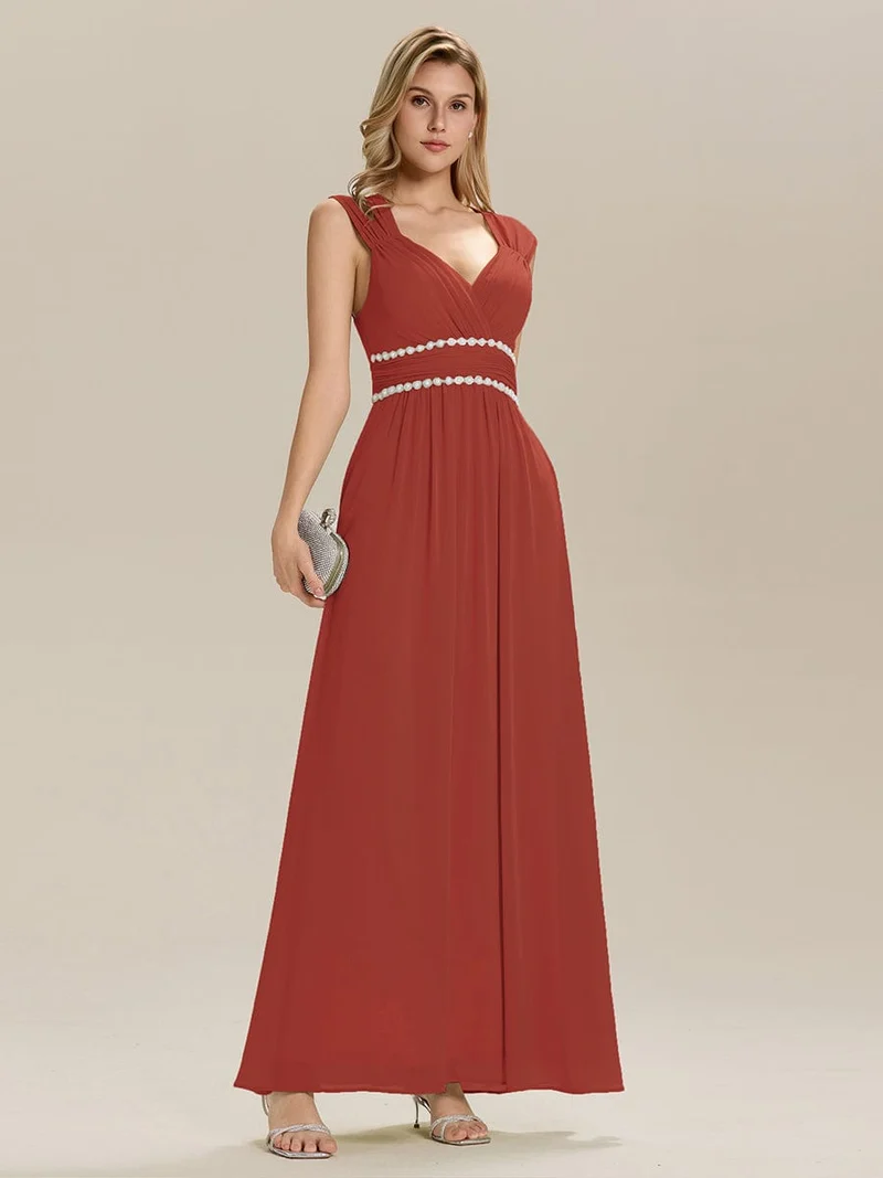 ever ZELINA|Robe de soirée élégante dos nu sans manches