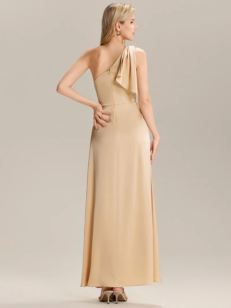 ever EVELISE|Robe longue asymétrique sans manches fente haute