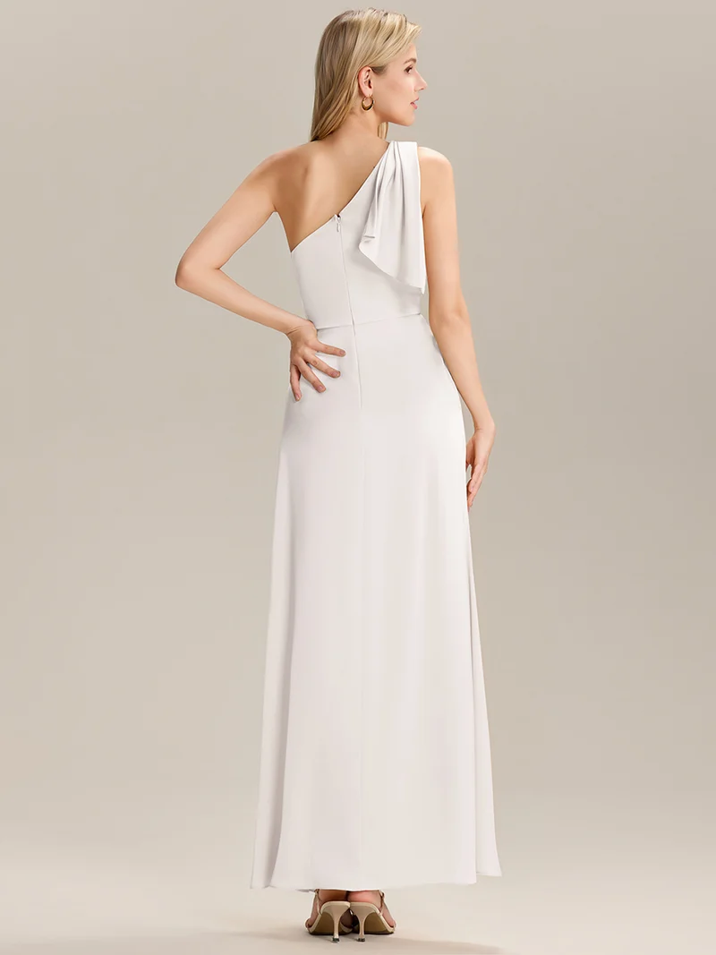 ever EVELISE|Robe longue asymétrique sans manches fente haute