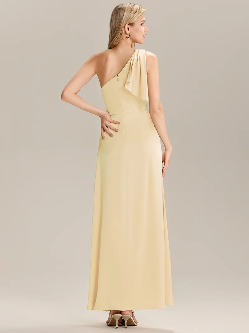 ever EVELISE|Robe longue asymétrique sans manches fente haute