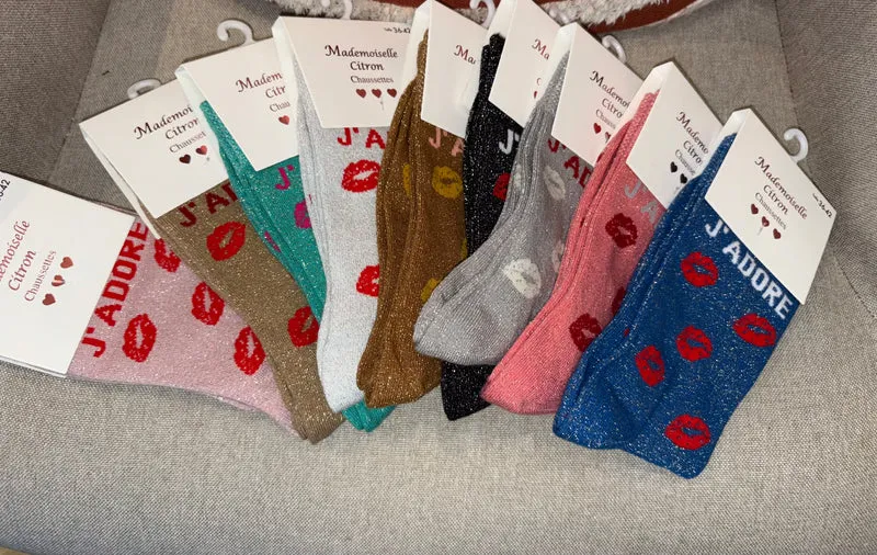Chaussettes « J’adore »