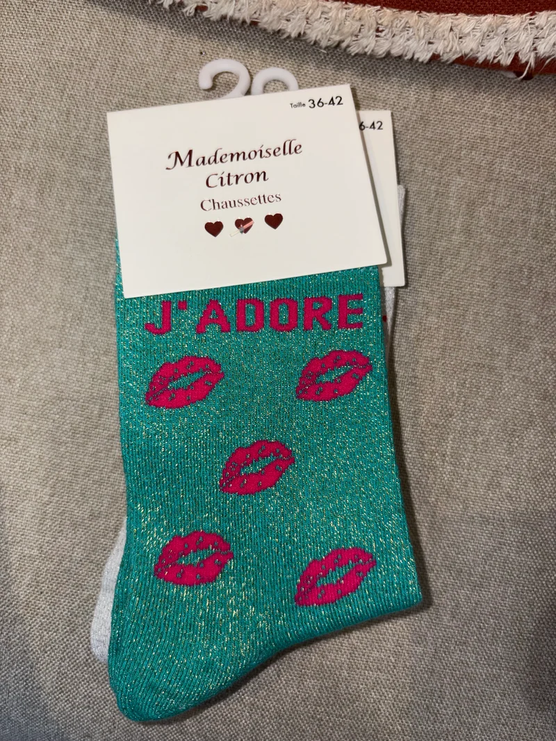 Chaussettes « J’adore »