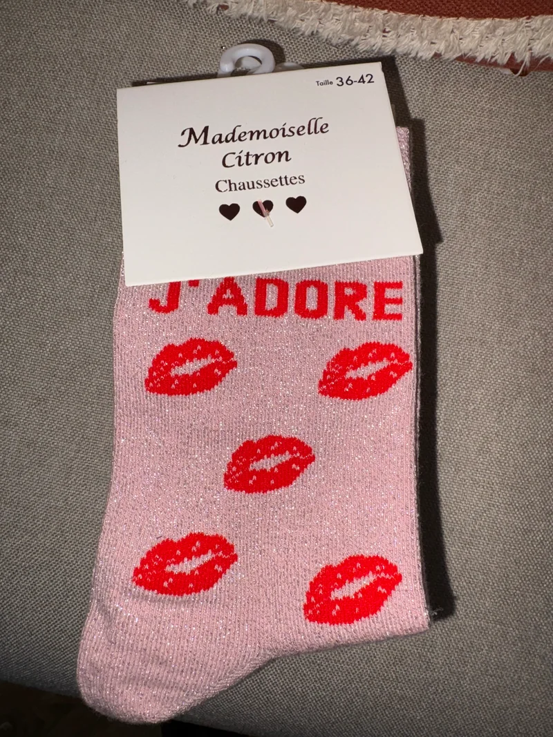 Chaussettes « J’adore »