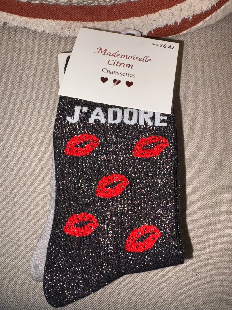 Chaussettes « J’adore »
