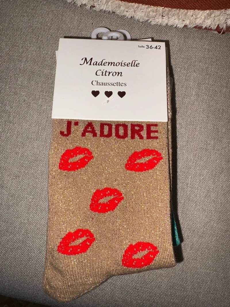 Chaussettes « J’adore »