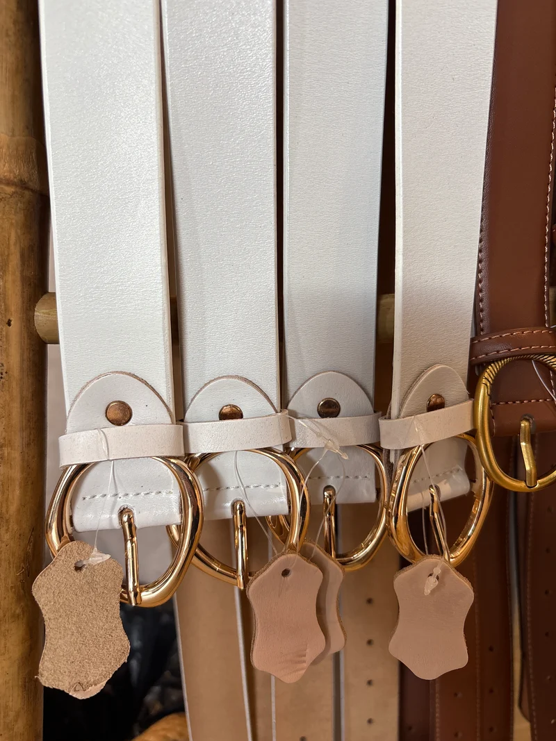 Ceinture blanche 3cm