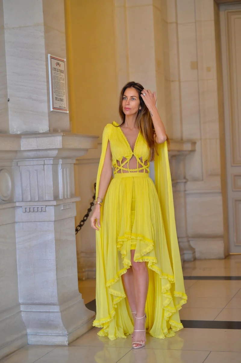Vente Robe Tulum jaune