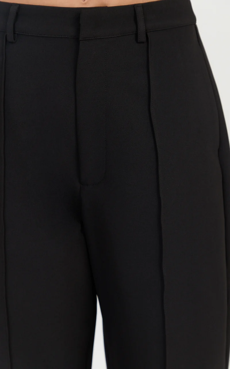 Rosalind Pants - Wide Leg Tailored Pants in Black