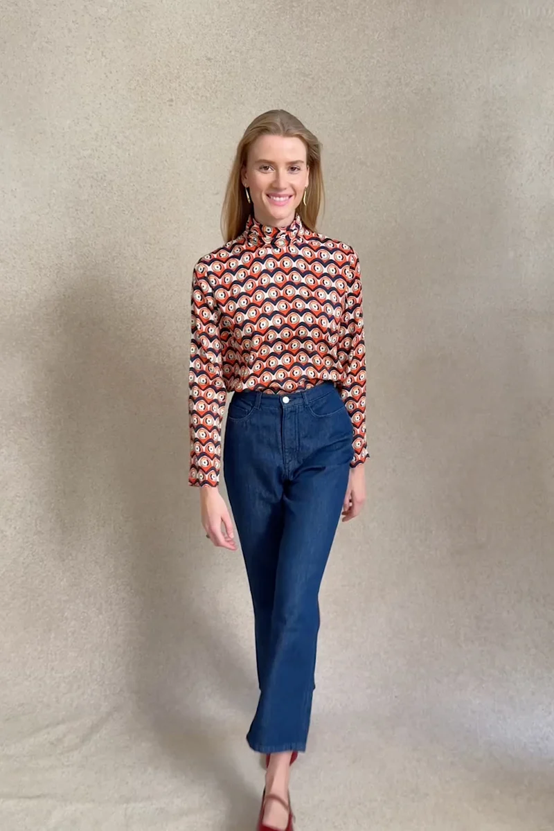 Blouse Impériale Prunelle