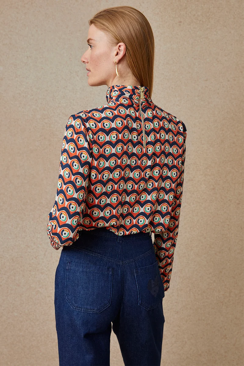 Blouse Impériale Prunelle