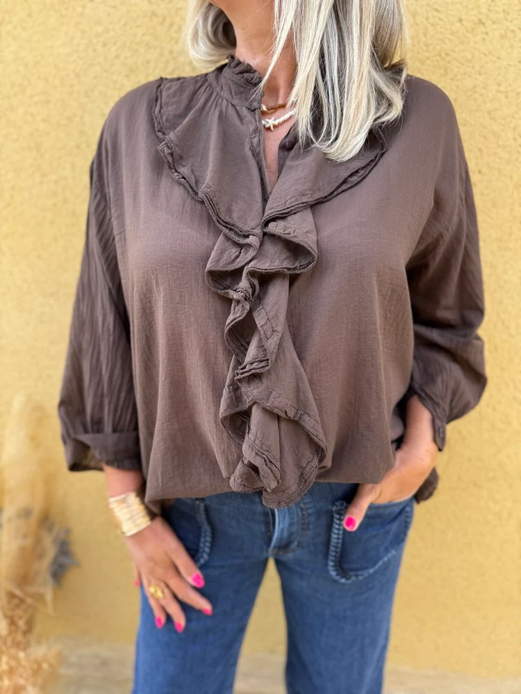 Chemise Alina chocolat