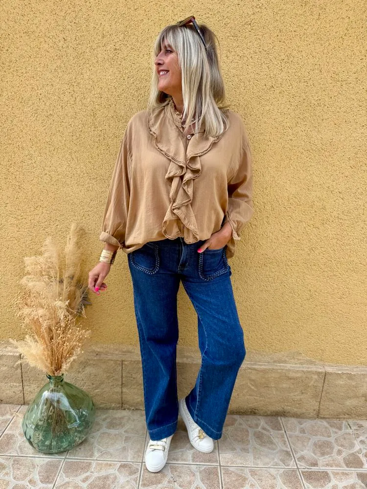 Chemise Alina camel
