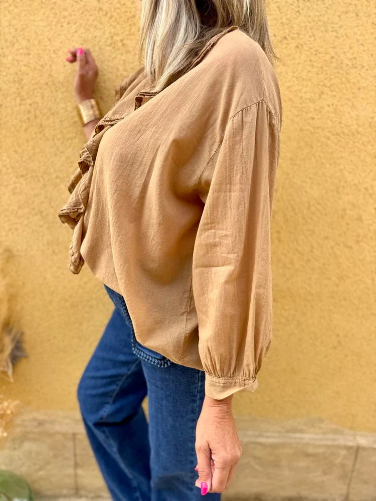 Chemise Alina camel