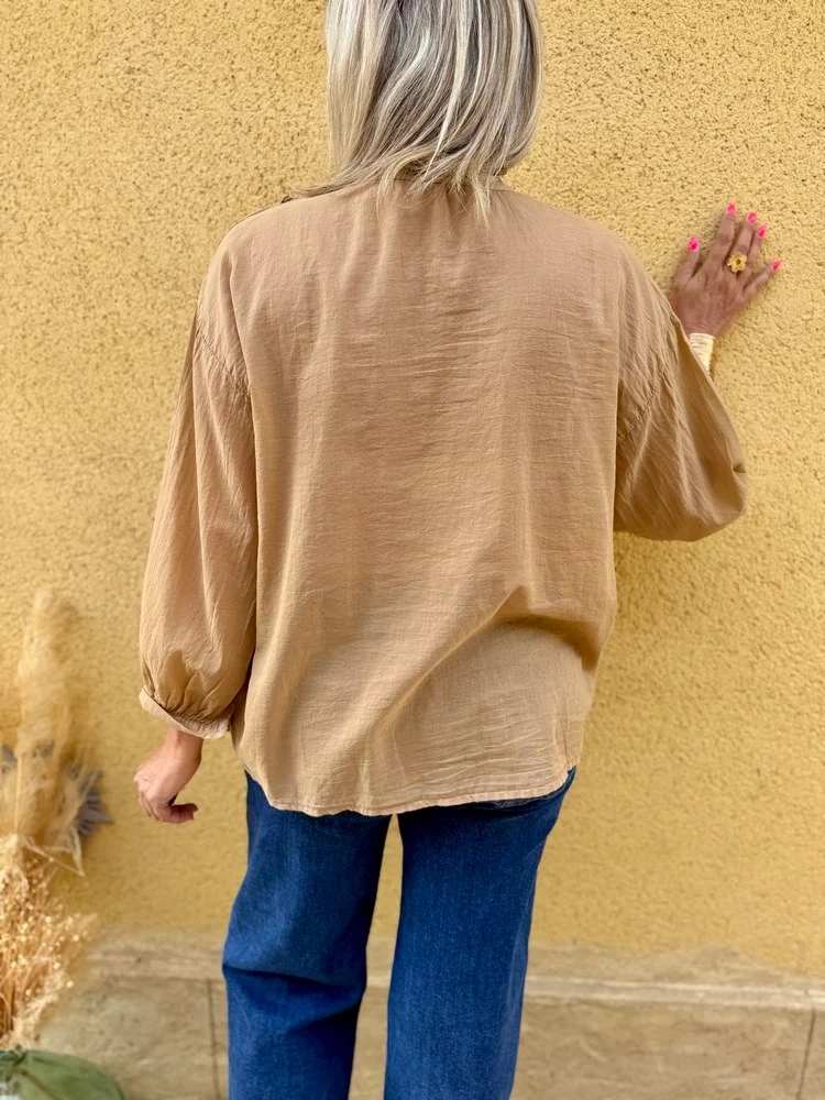 Chemise Alina camel