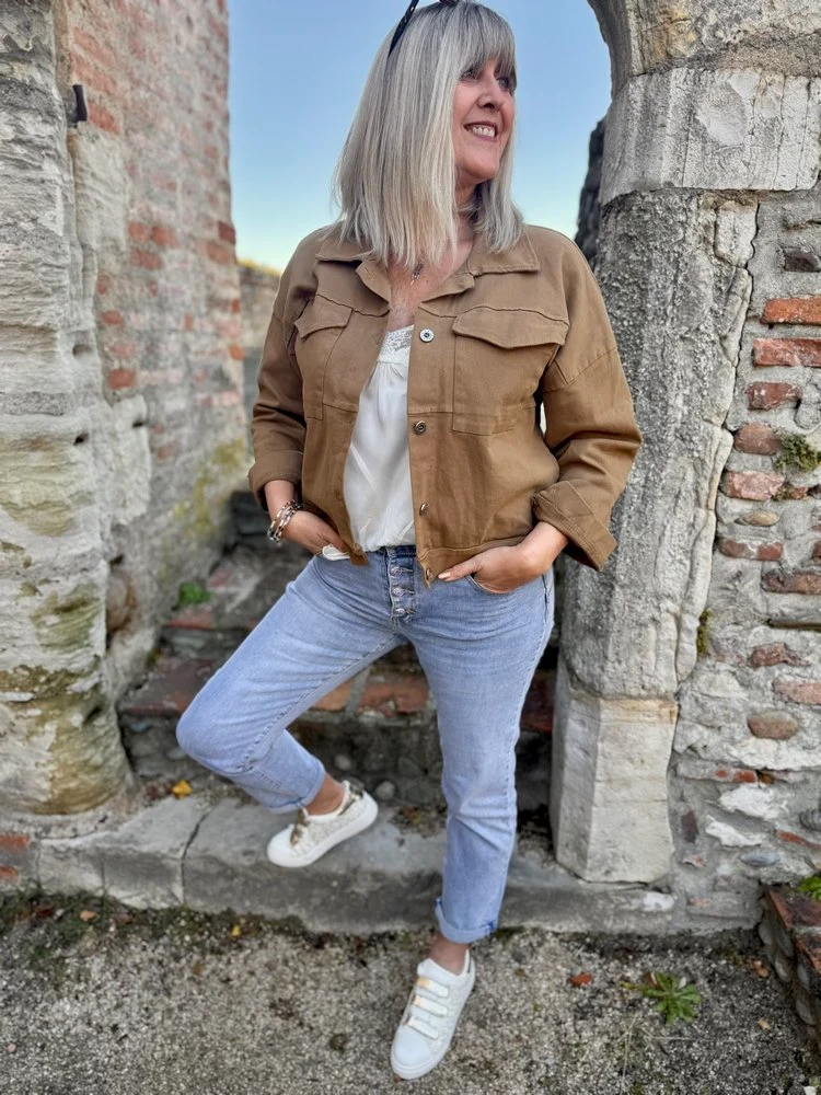 Blouson Roméo camel