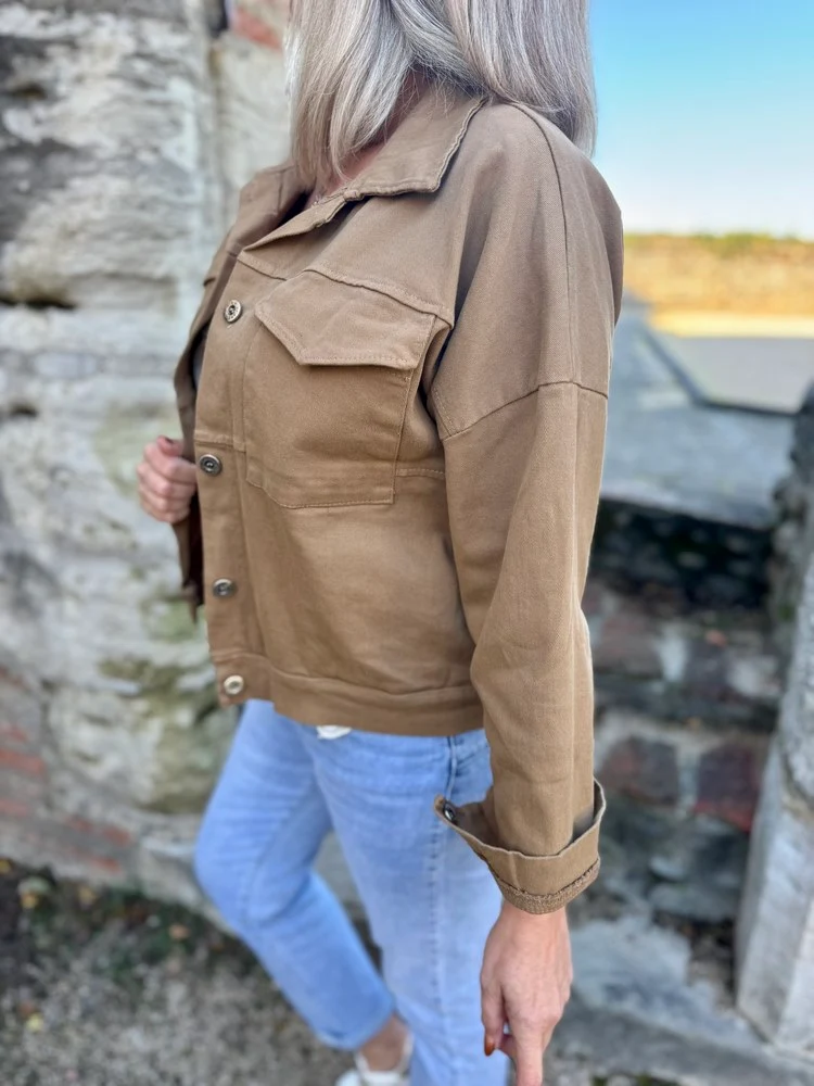Blouson Roméo camel
