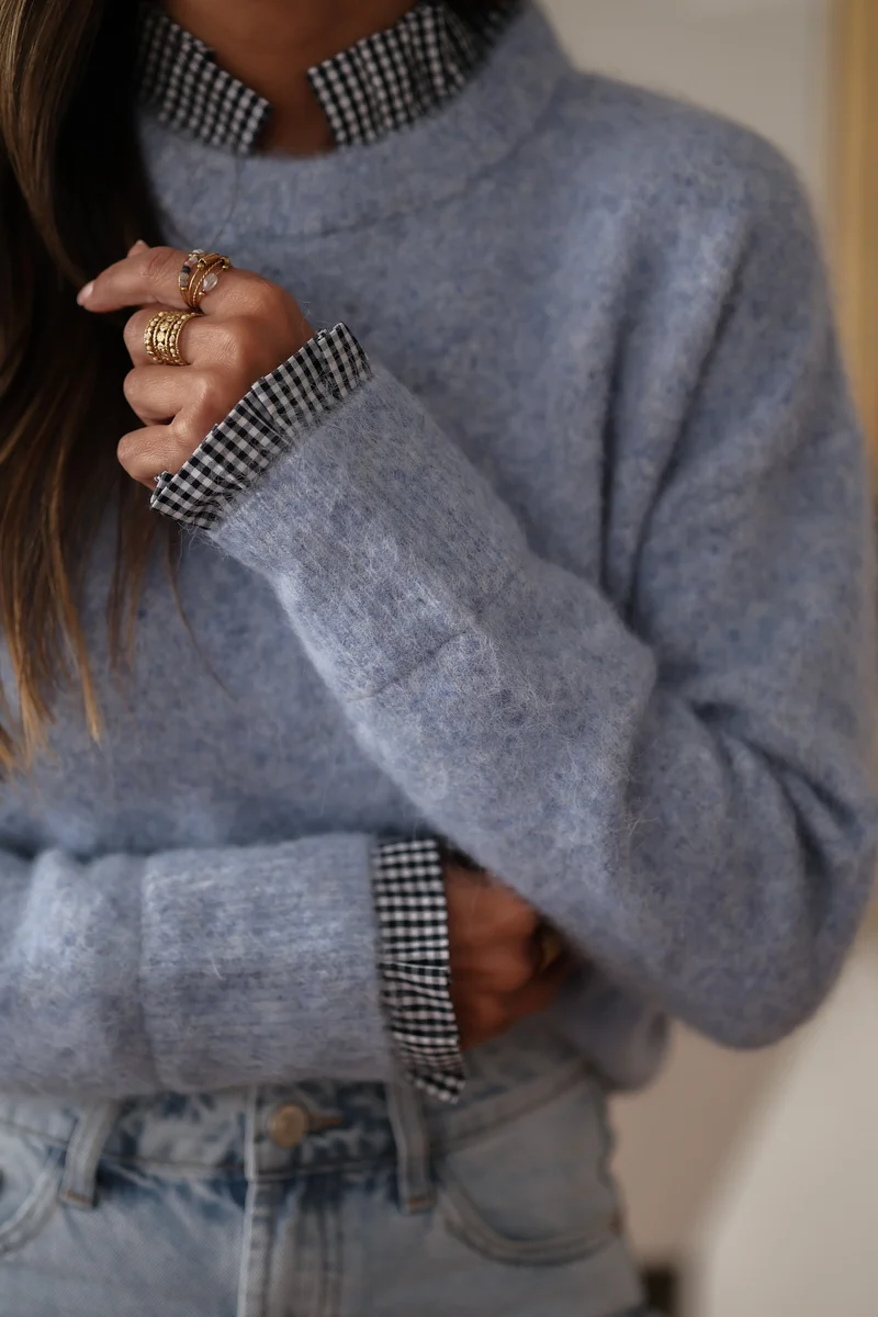 Pull Léonie bleu ciel