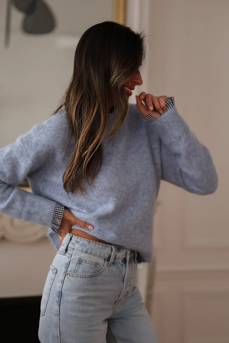 Pull Léonie bleu ciel
